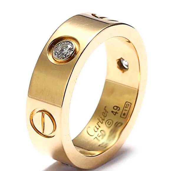 18K Gold Band Ring - Picture 2 of 5